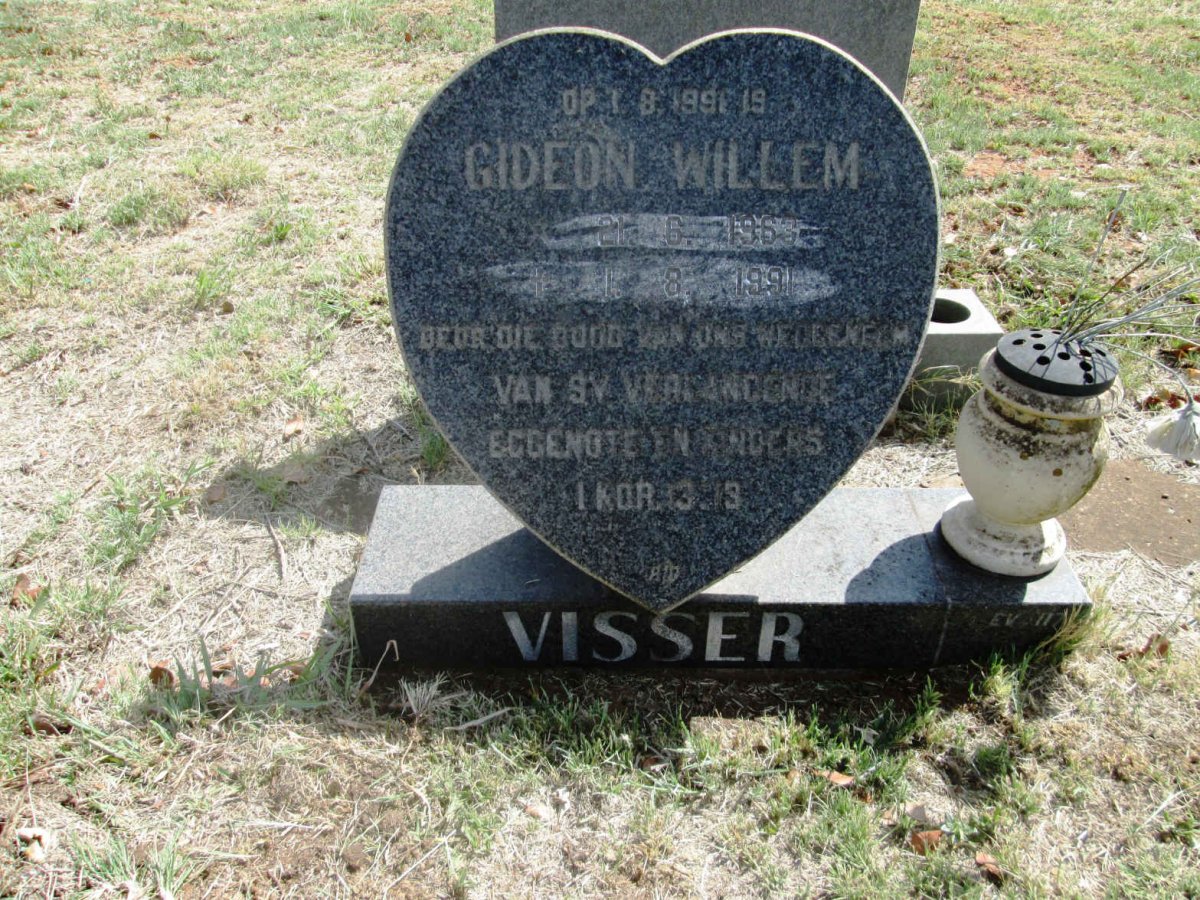 VISSER Gideon Willem 1963-1991