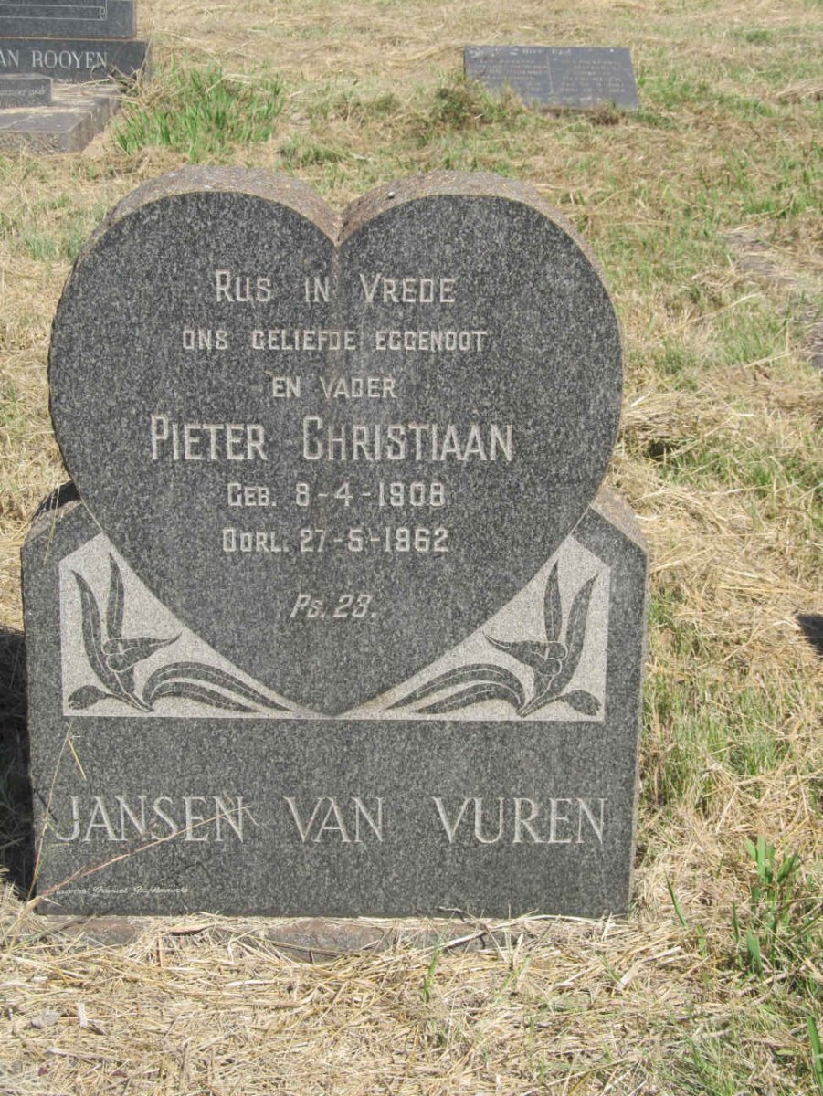 VUREN Pieter Christiaan, Jansen van 1908-1962