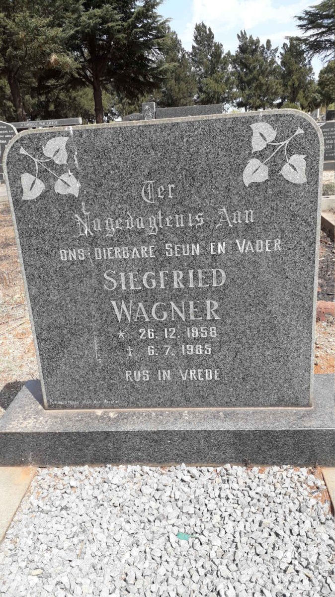 WAGNER Siegfried 1958-1985