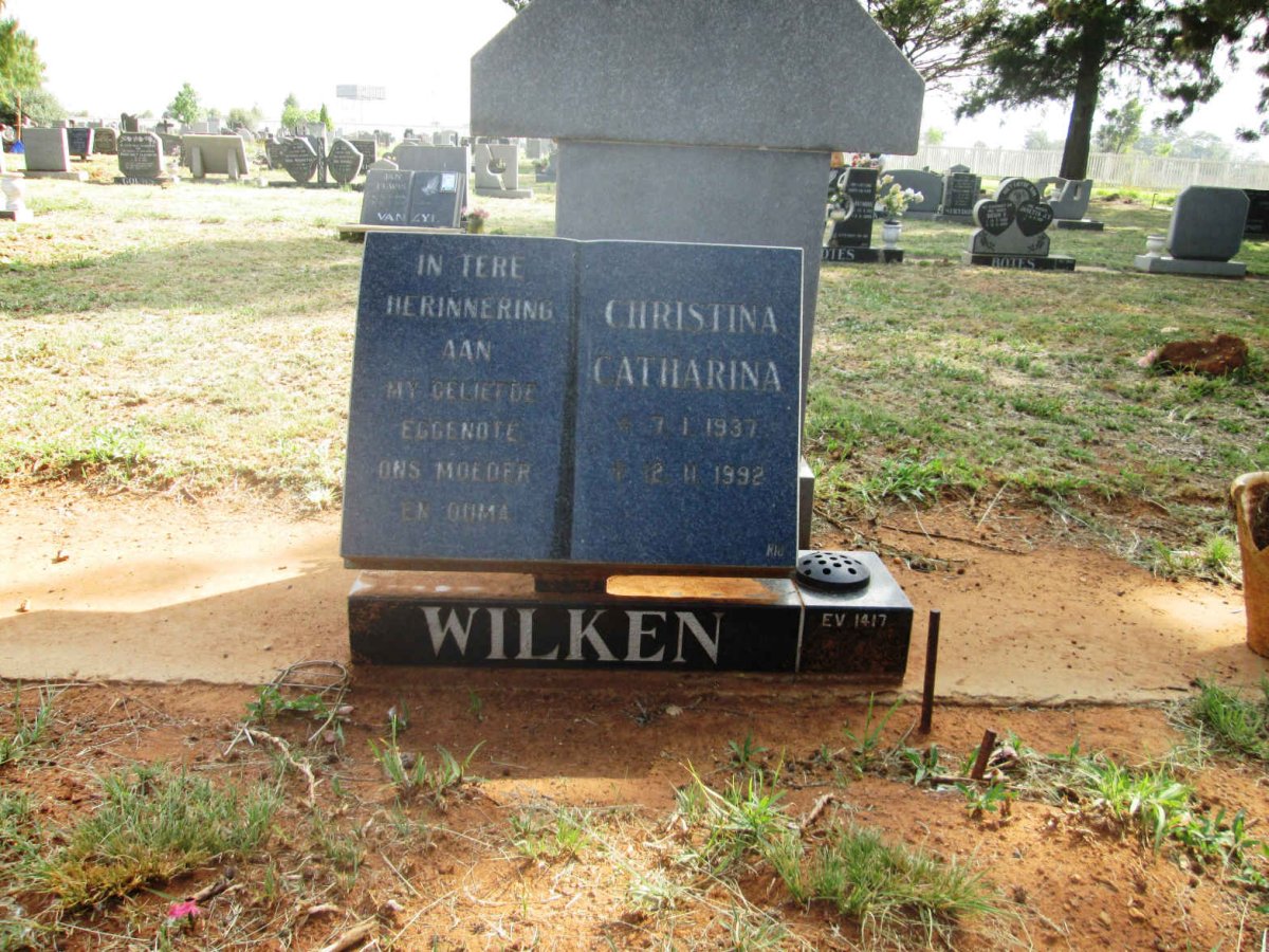 WILKEN Christina Catharina 1937-1992