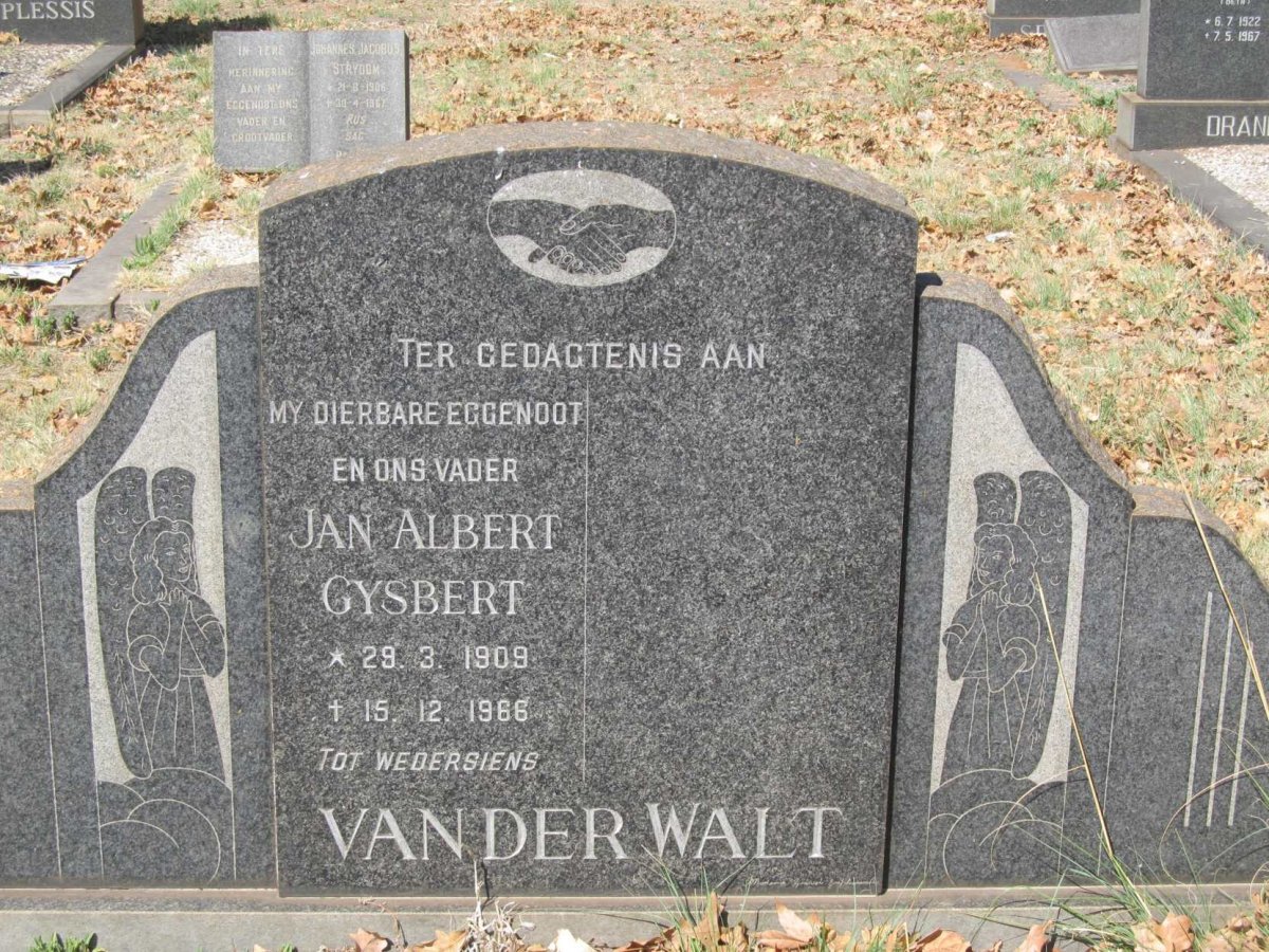 WALT Jan Albert Gysbert, van der 1909-1966