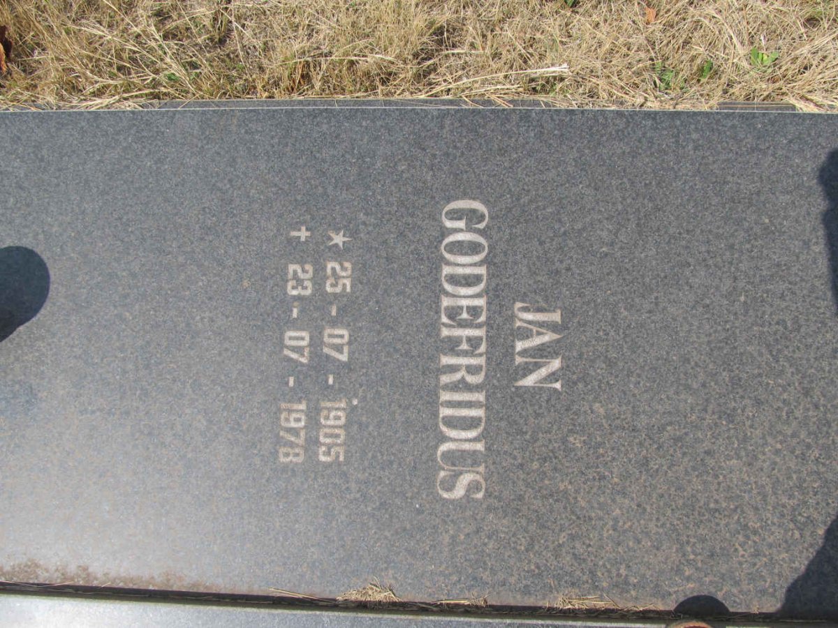 ZAGT Jan Godefridus 1905-1978 &amp; Susara Margaretha 1912-2011