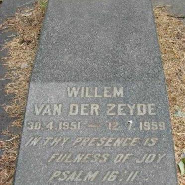 ZEYDE Willem, van der 1951-1959