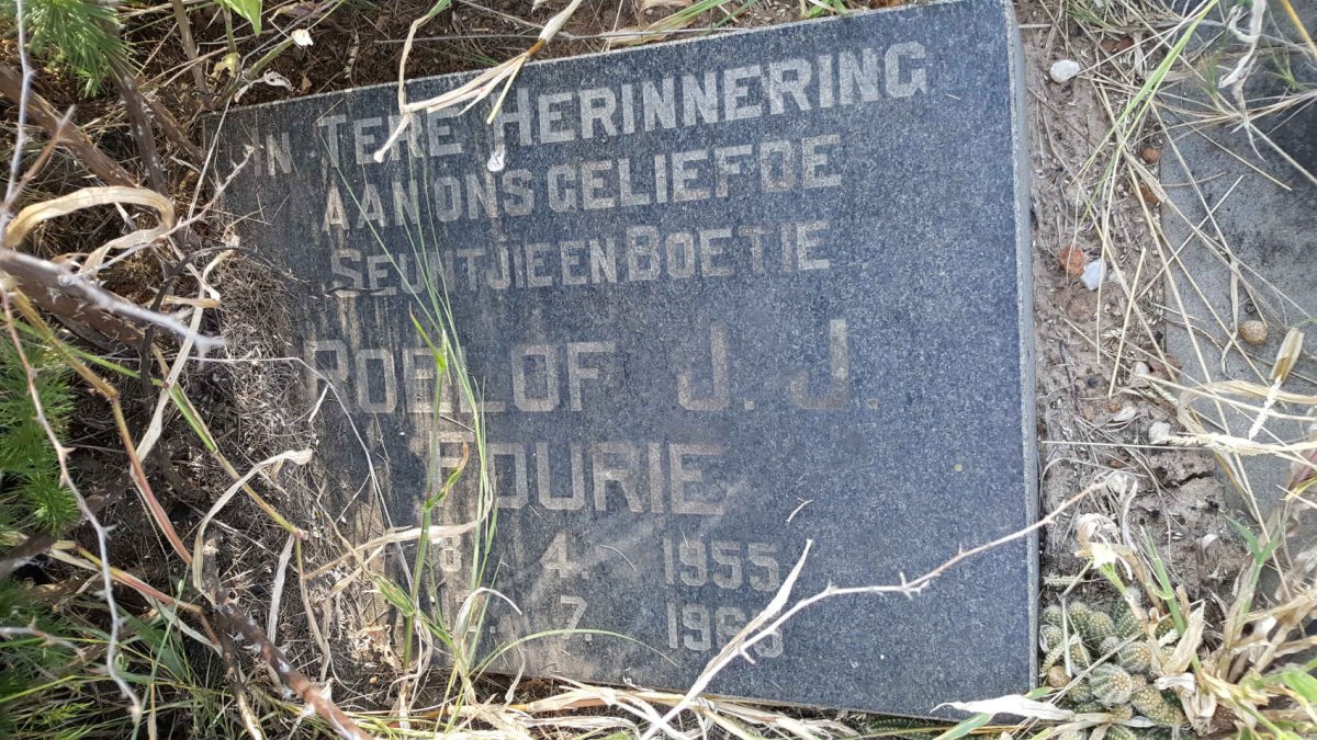 FOURIE Roelof J.J. 1955-1965