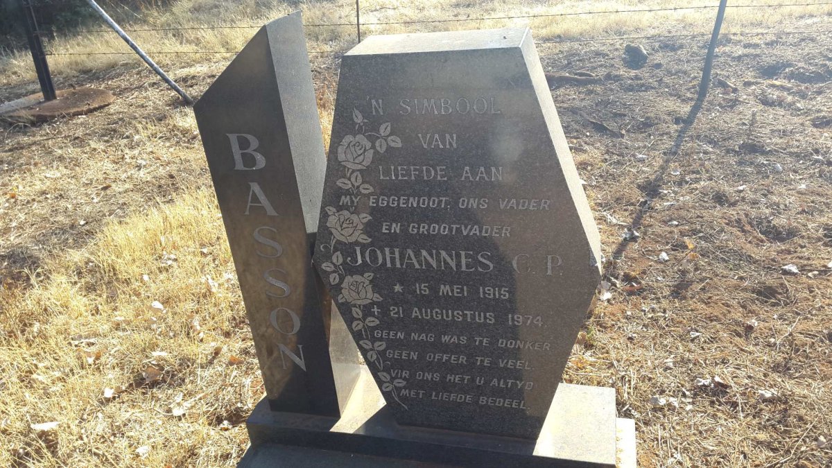 BASSON Johannes C.P. 1915-1974