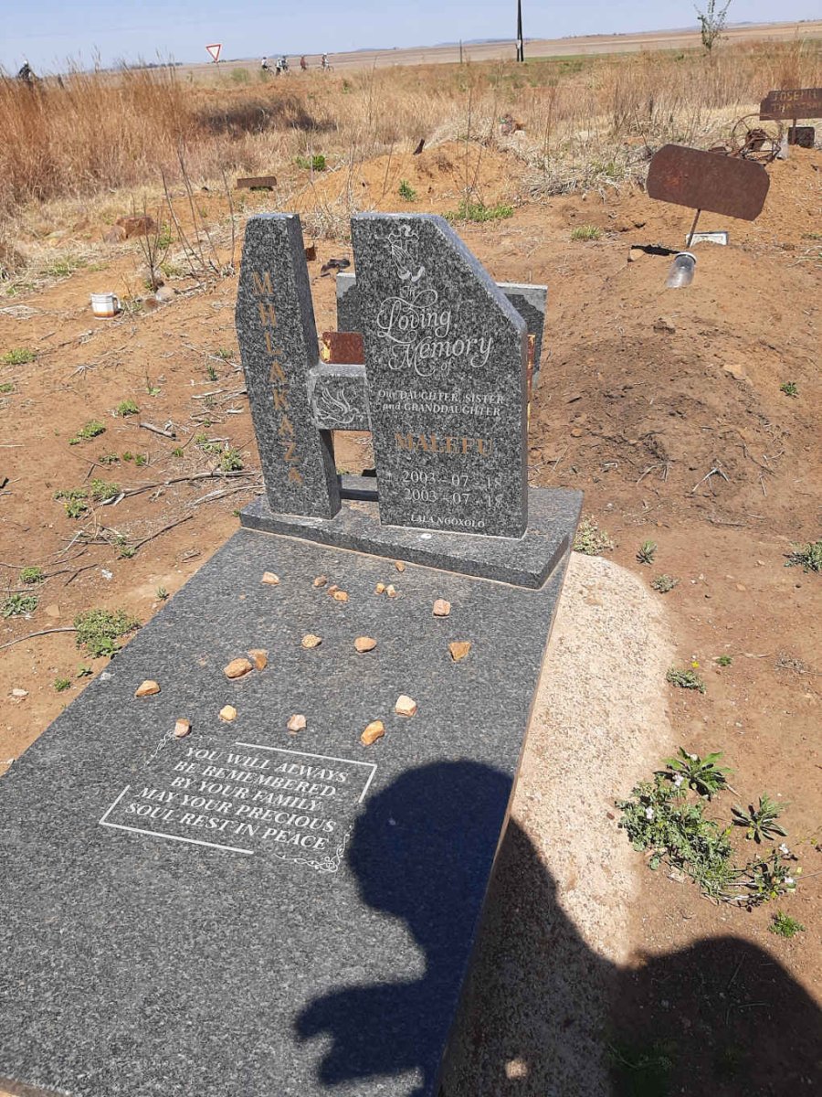 MHLAKAZA Malefu 2003-2003