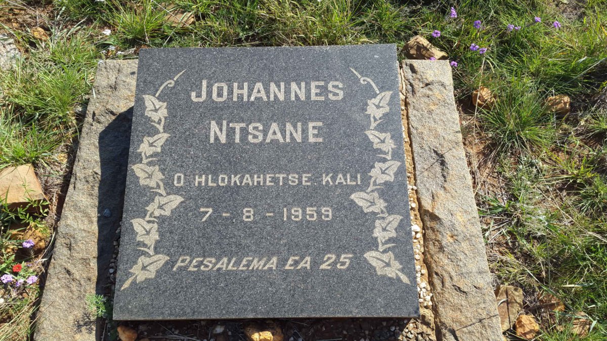 NTSANE Johannes -1959