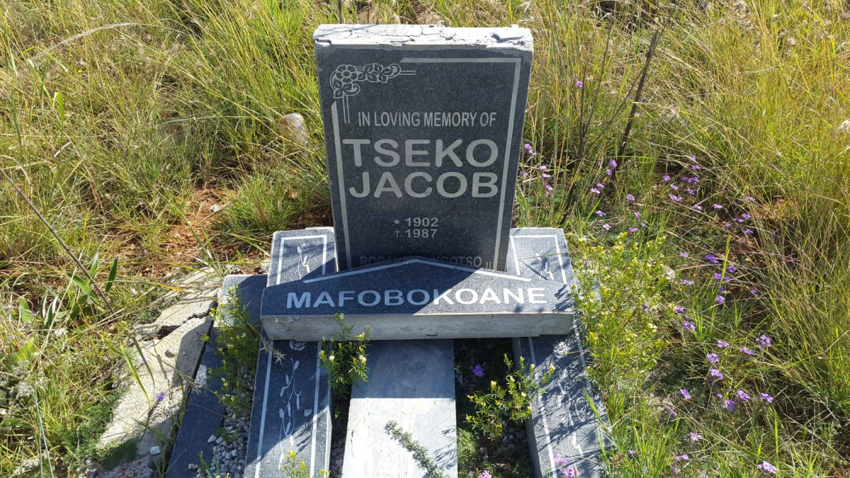 MAFOBOKOANE Tseko Jacob 1902-1987