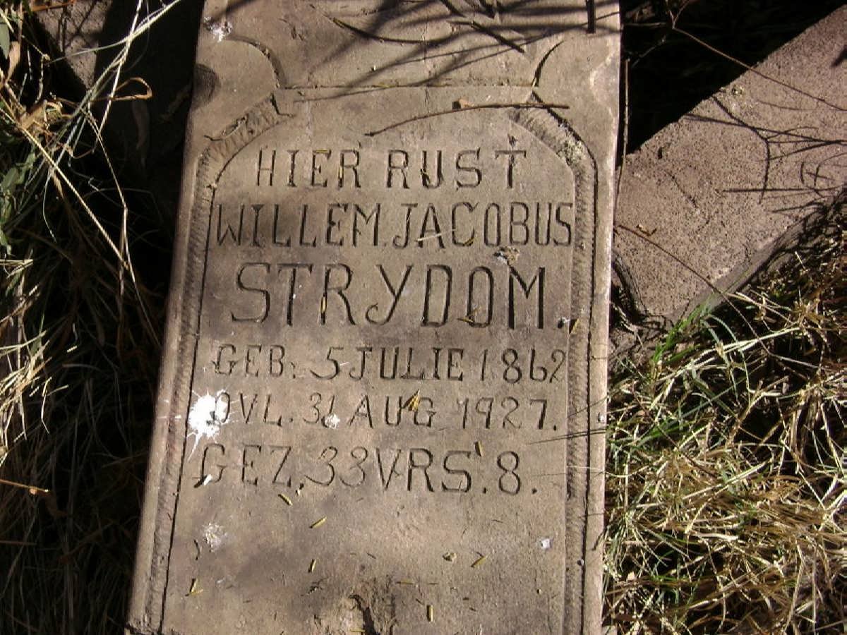 STRYDOM Willem Jacobus 1862-1927