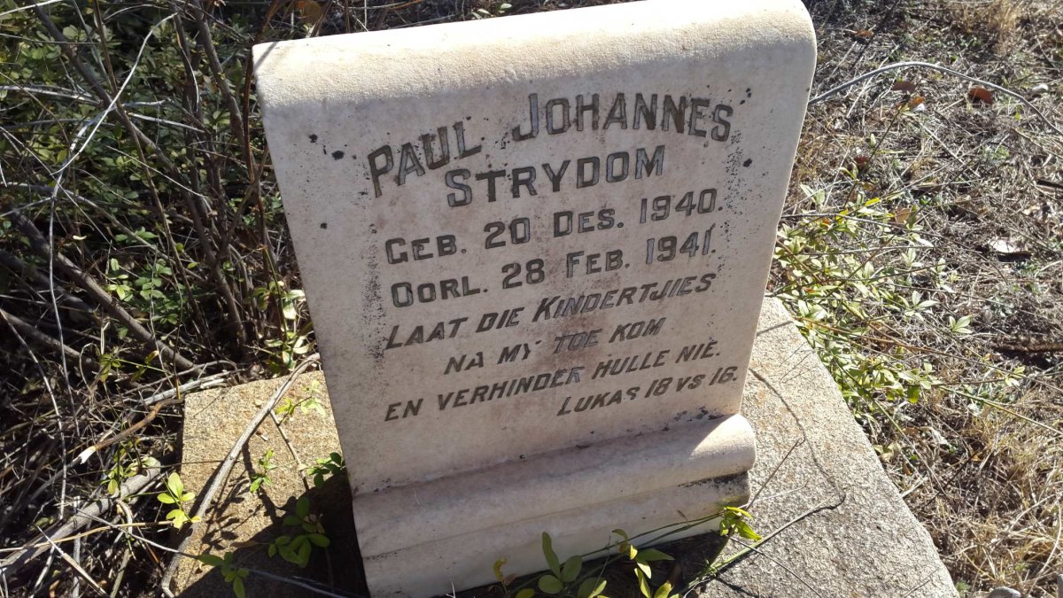 STRYDOM Paul Johannes 1940-1941