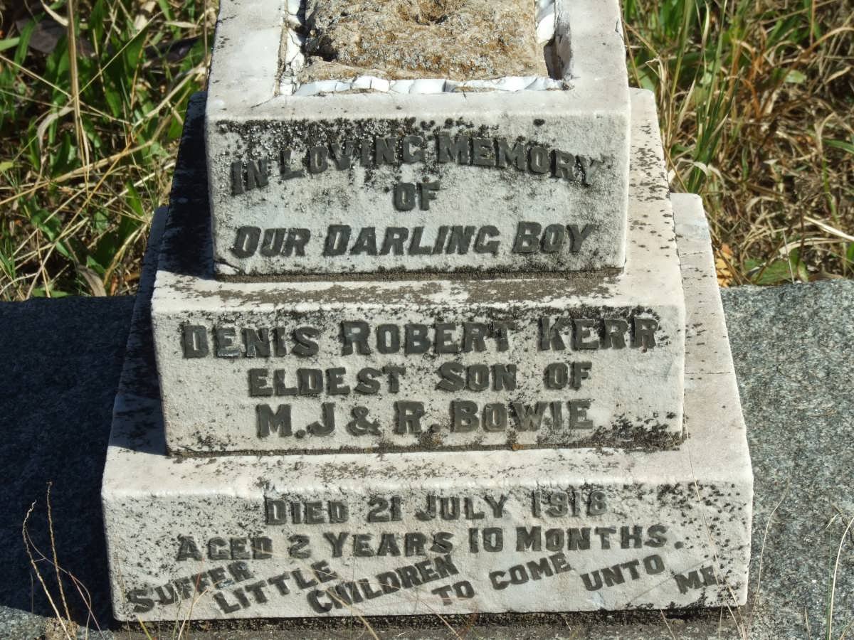 BOWIE Denis Robert Kerr -1916