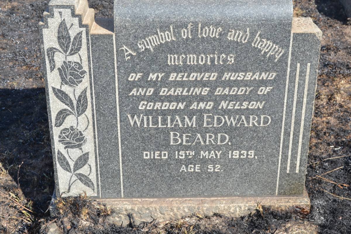 BEARD William Edward -1939