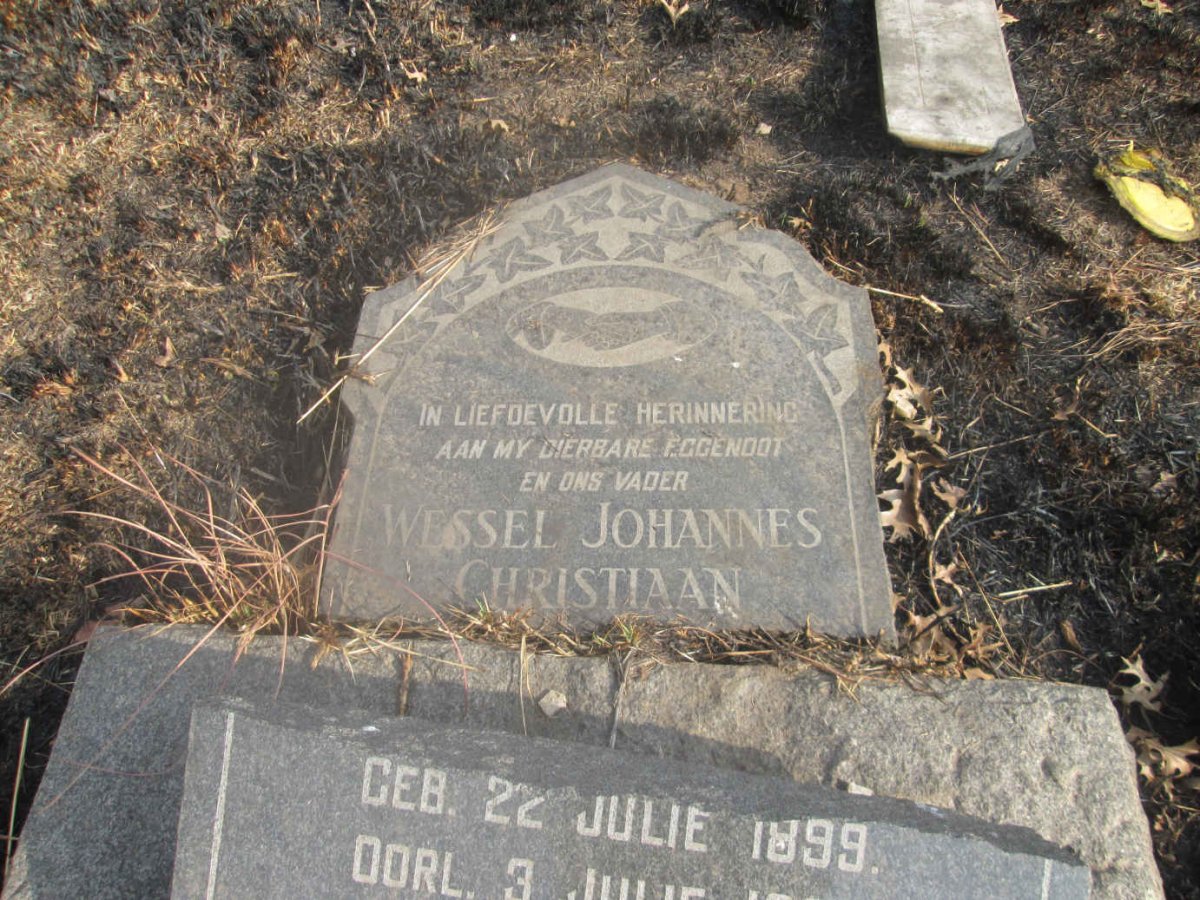 BUITENDAG Wessel Johannes Christiaan 1899-1960