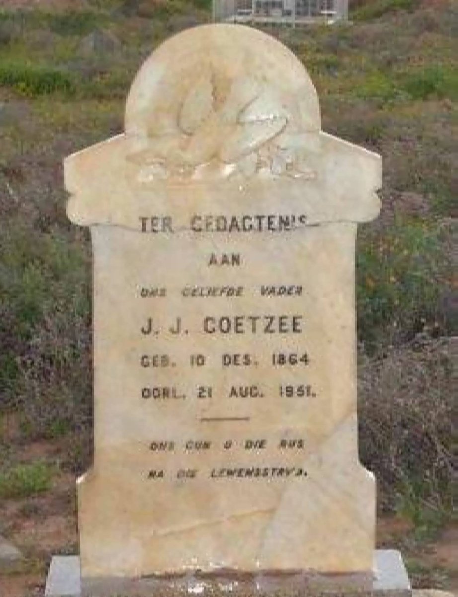 COETZEE Jacobus Johannes 1864-1951