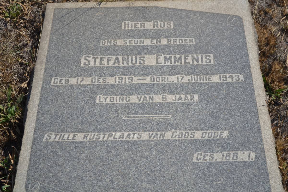 EMMENIS Stefanus 1919-1943