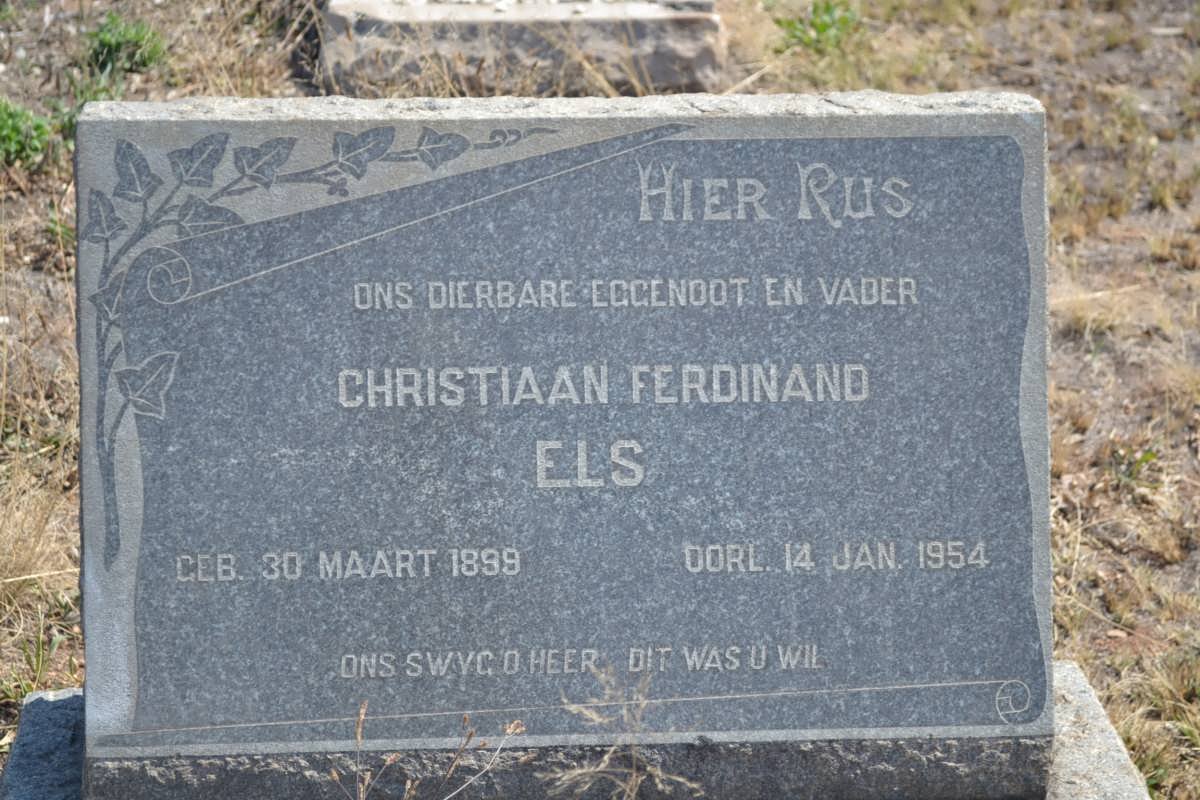 ELS Christiaan Ferdinand 1899-1954