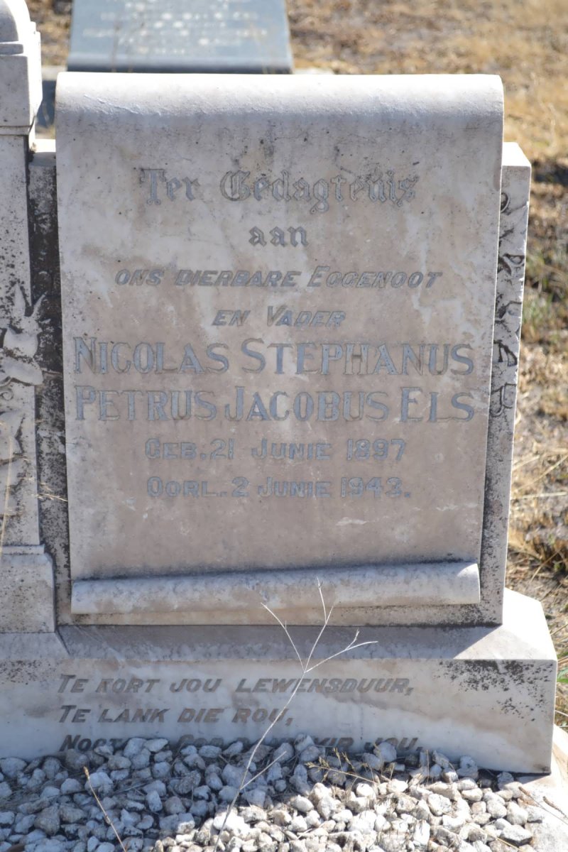 ELS Nicolas Stephanus Petrus Jacobus 1897-1943