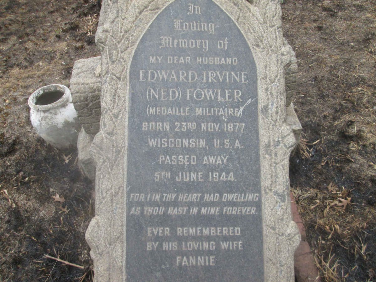 FOWLER Edward Irvine 1877-1944