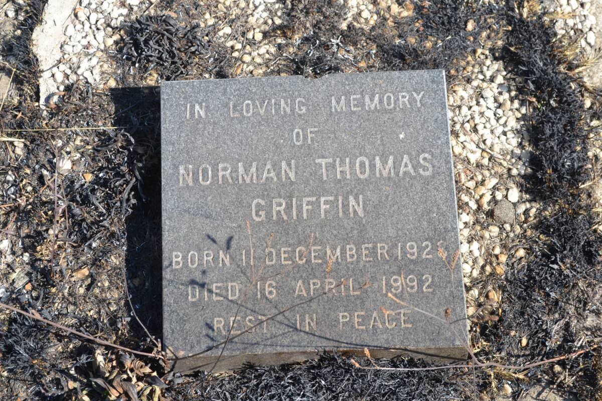 GRIFFIN Norman Thomas 1923-1992