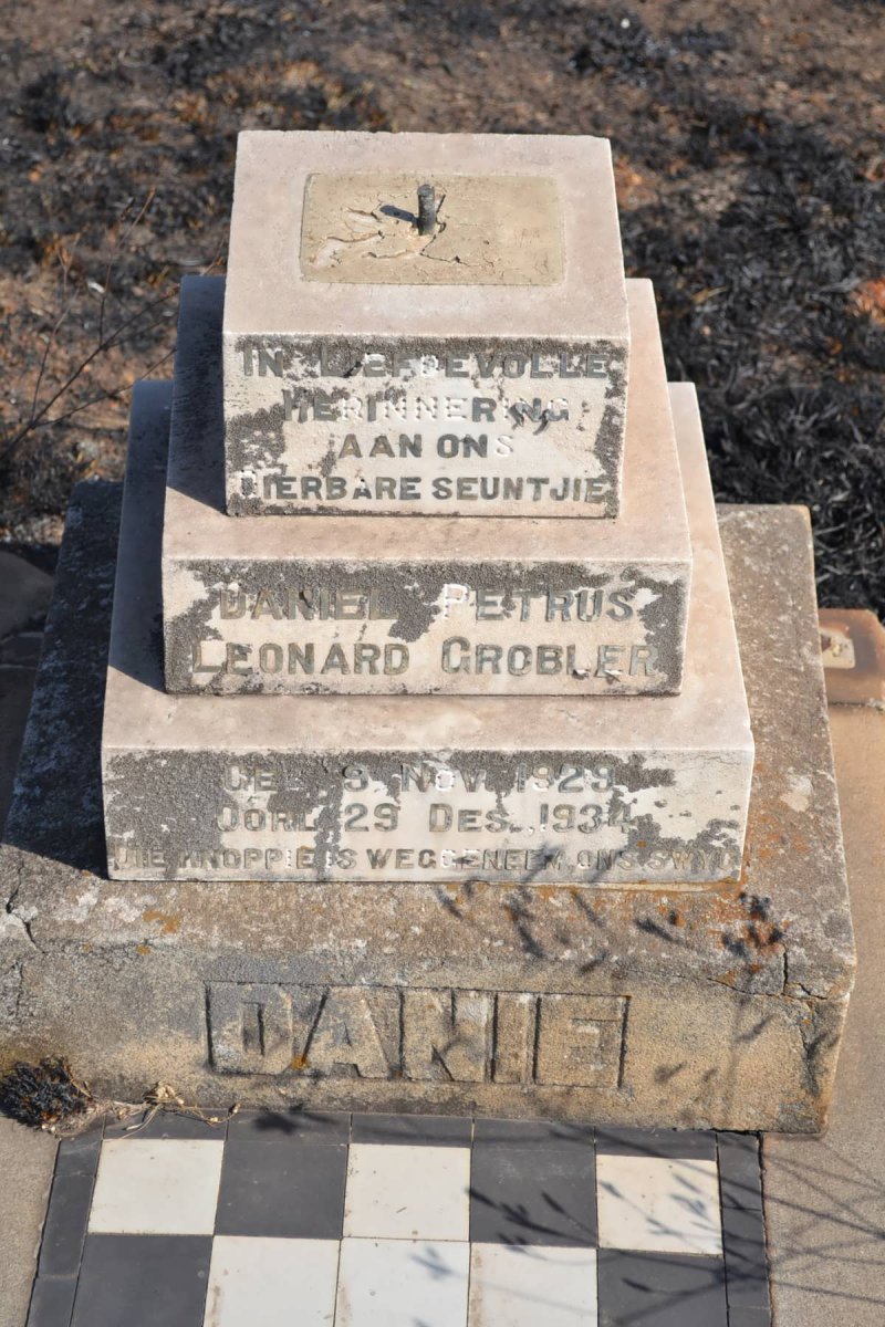 GROBLER Daniel Petrus Leonard 1929-1934