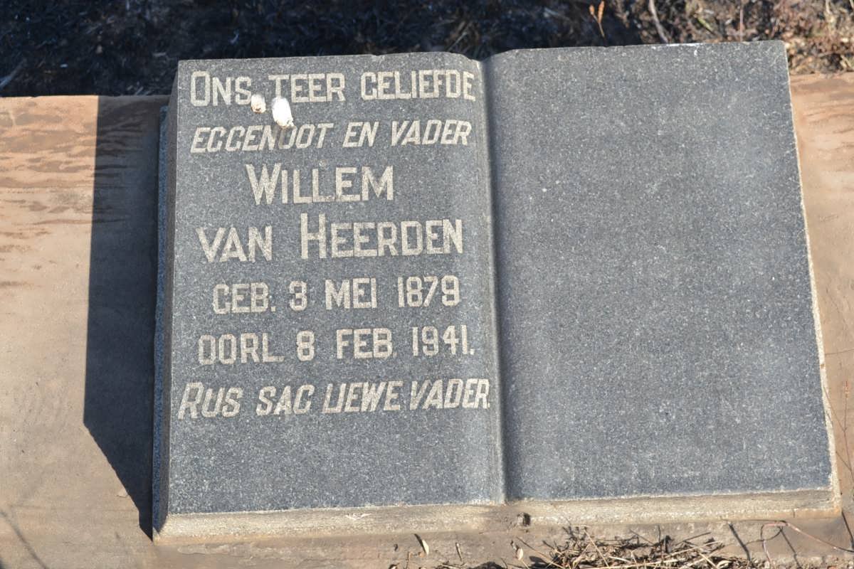 HEERDEN Willem, van 1879-1941