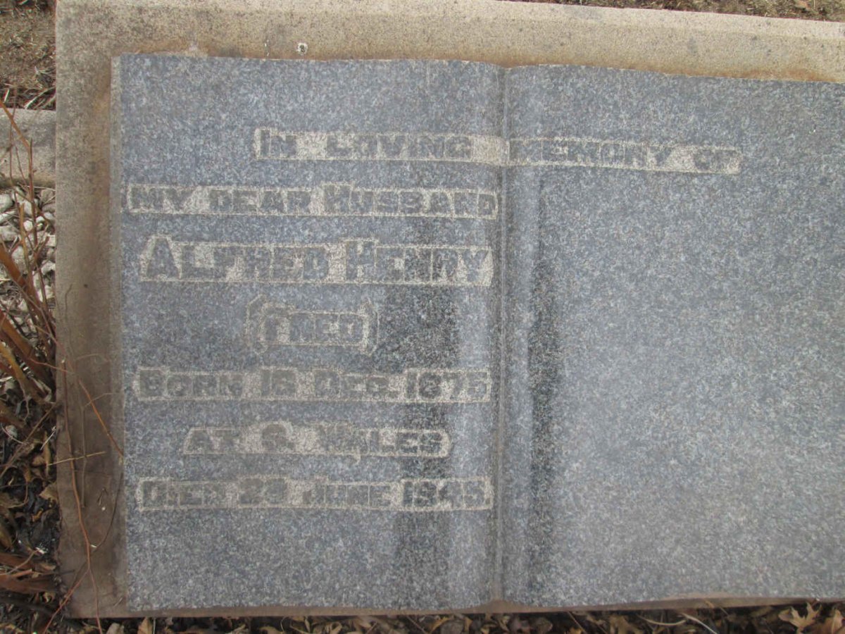 HENRY Alfred 1875-1945