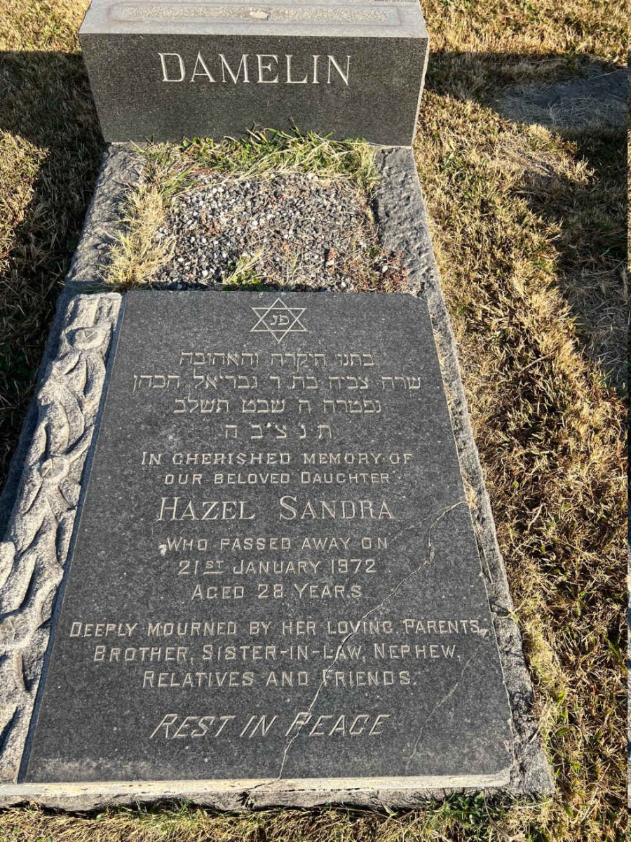 DAMELIN Hazel Sandra -1972