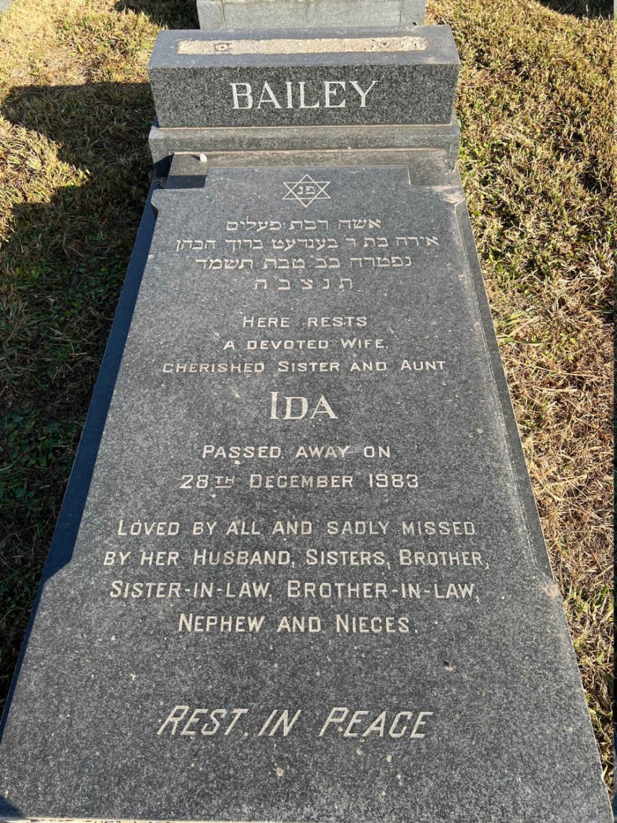 BAILEY Ida -1983