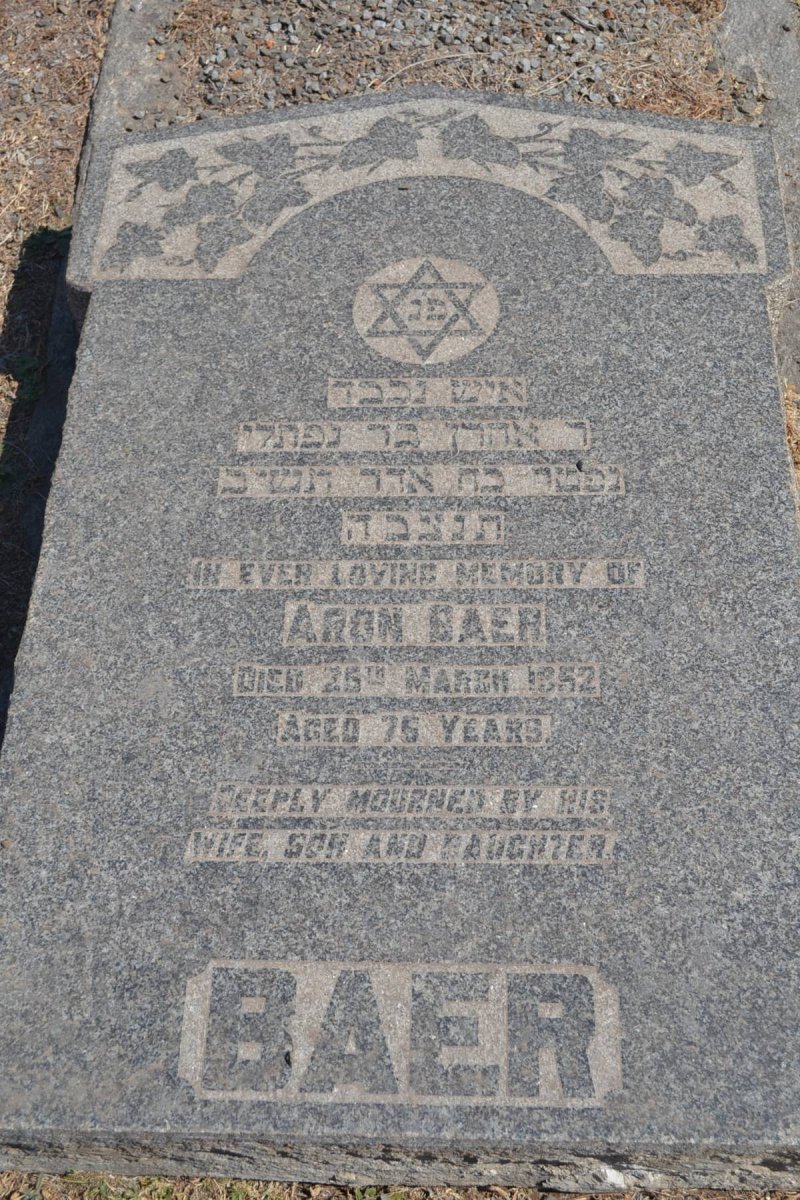 BAER Aron -1952