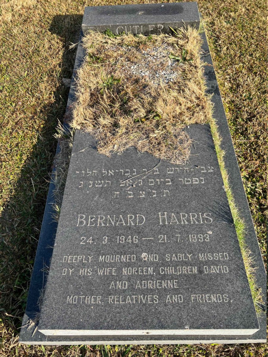 CUTLER Bernard Harris 1946-1993