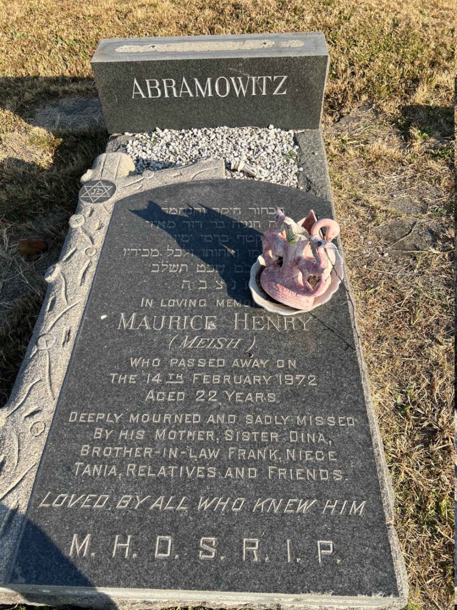 ABRAMOWITZ Maurice Henry -1972