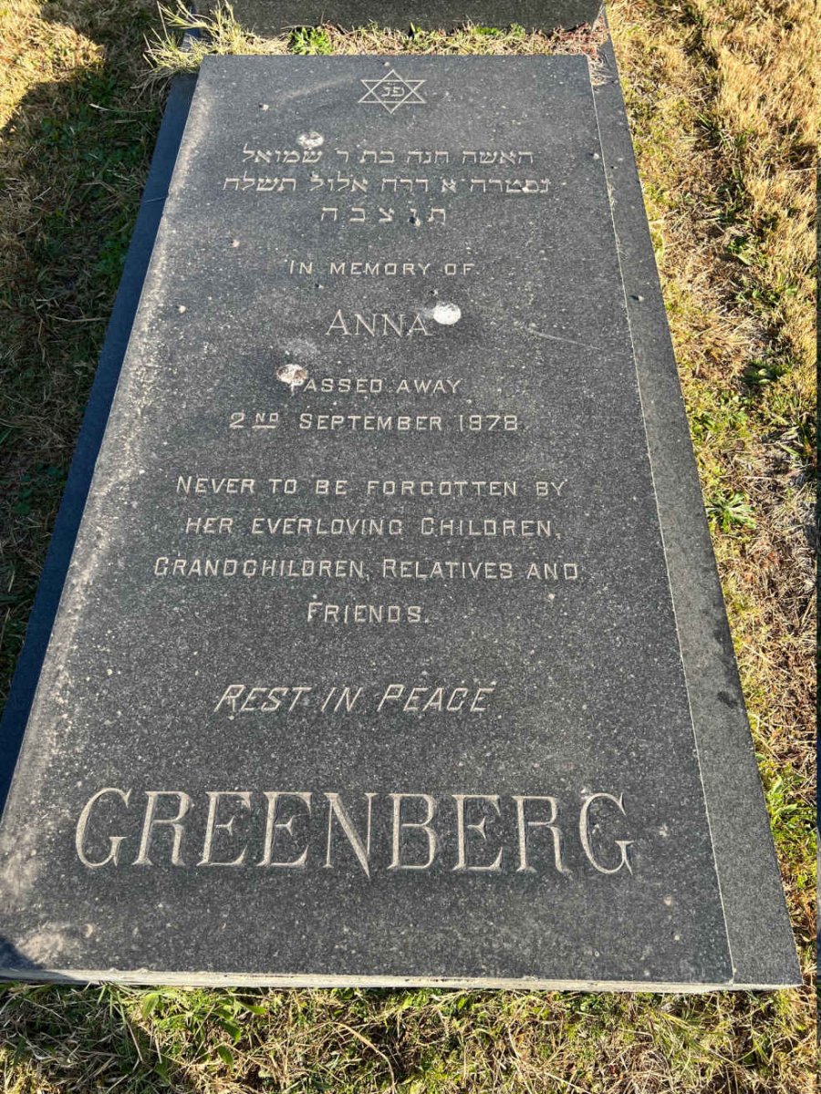 GREENBERG Anna -1978