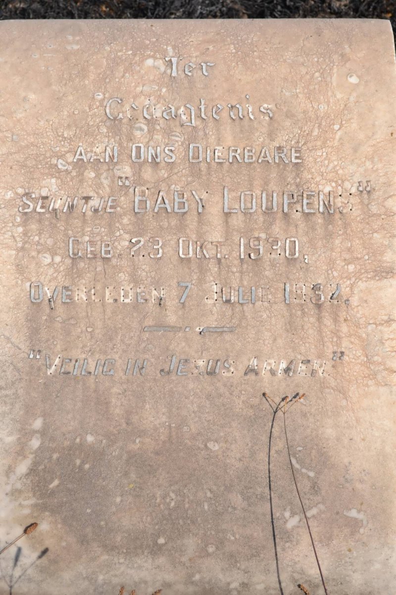 LOURENS Baby 1930-1934