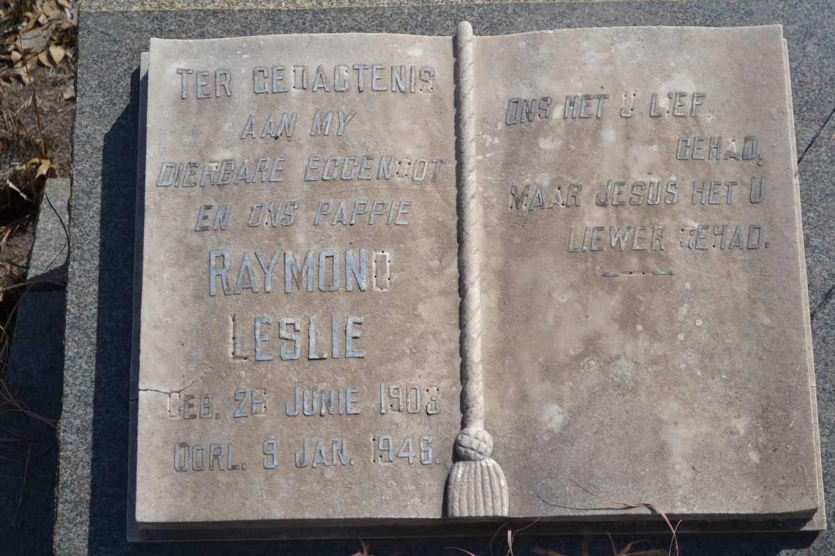 LESLIE Raymond 1903-1946