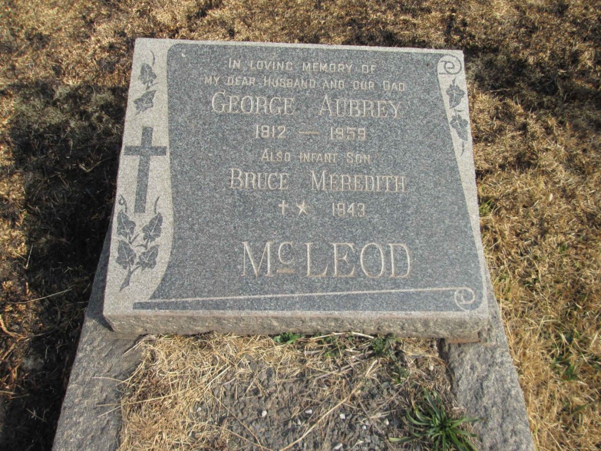 McLEOD George Aubrey 1912-1959 :: McLEOD Bruce Meredith -1943