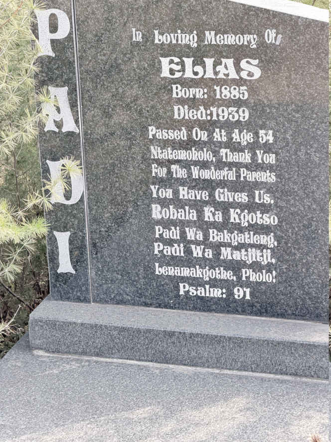 PADI Elias 1885-1939
