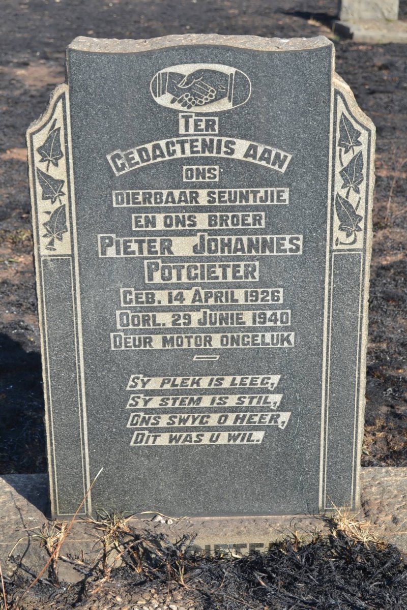 POTGIETER Pieter Johannes 1926-1940