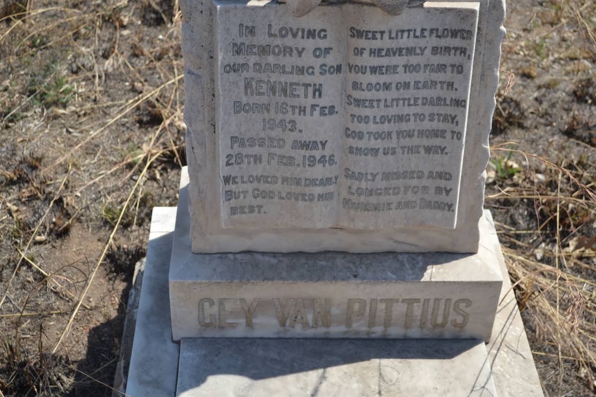 PITTIUS Kenneth, Gey van 1943-1946
