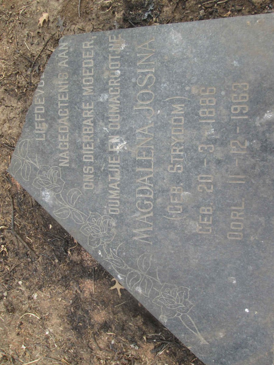 PRETORIUS Magdalena Josina nee STRYDOM 1886-1963