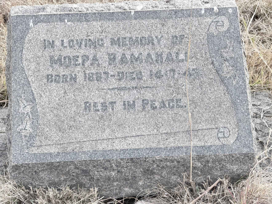 RAMAHALI Moepa 1887-194?