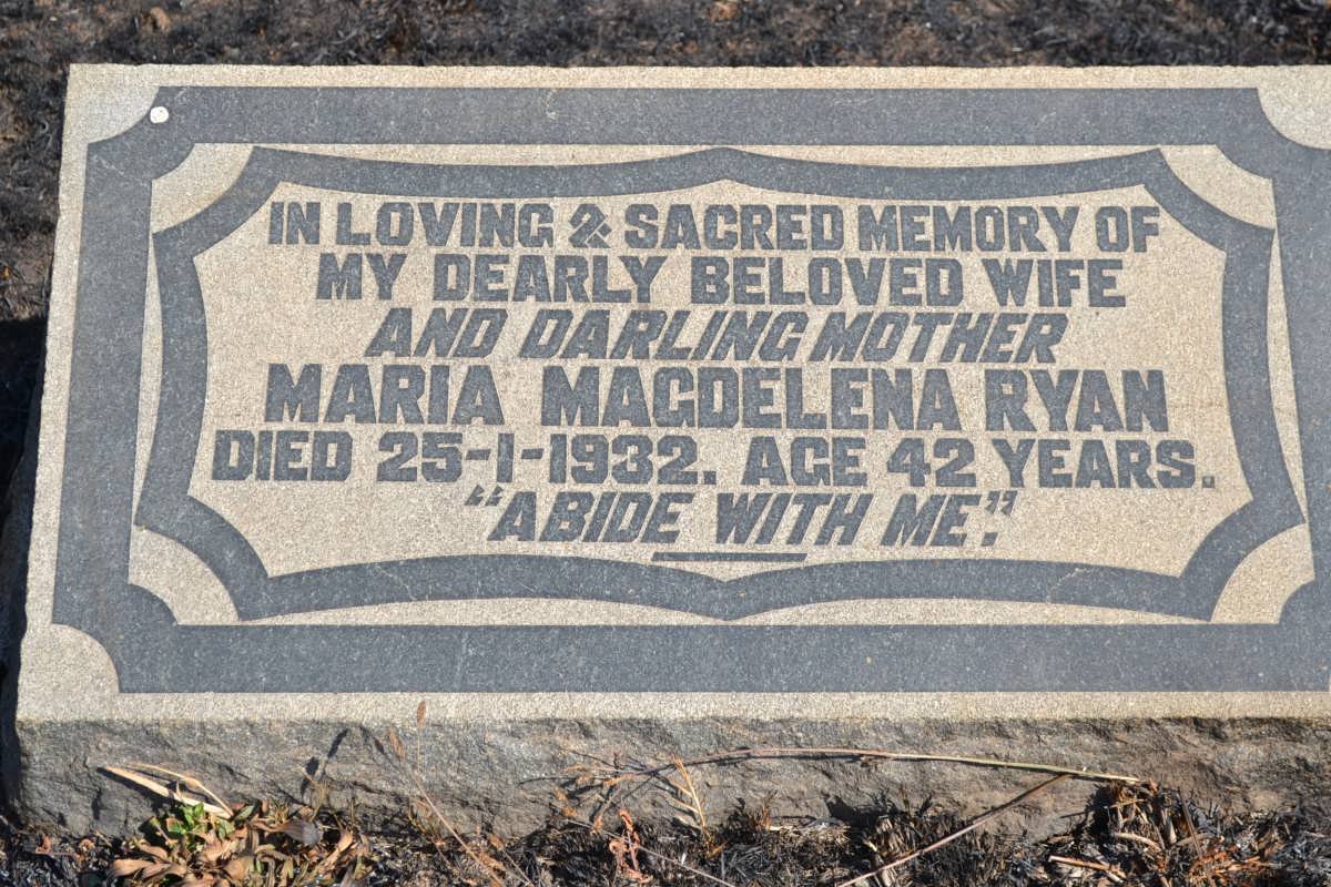 RYAN Maria Magdelena -1932