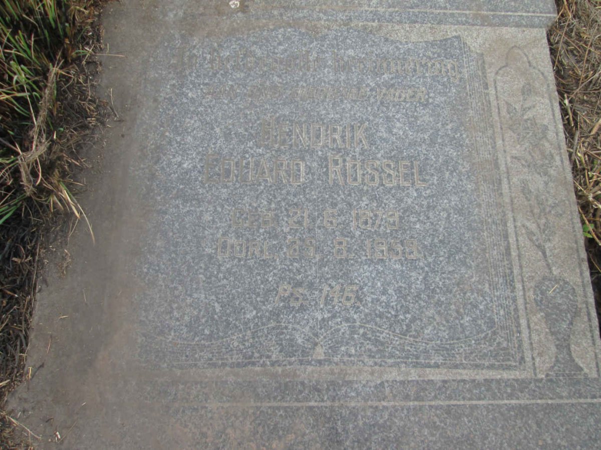 ROSSEL Hendrik Eduard 1879-1959