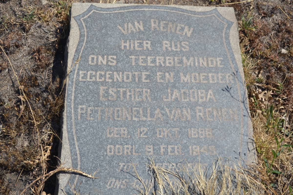 RENEN Esther Jacoba Petronella, van 1888-1945