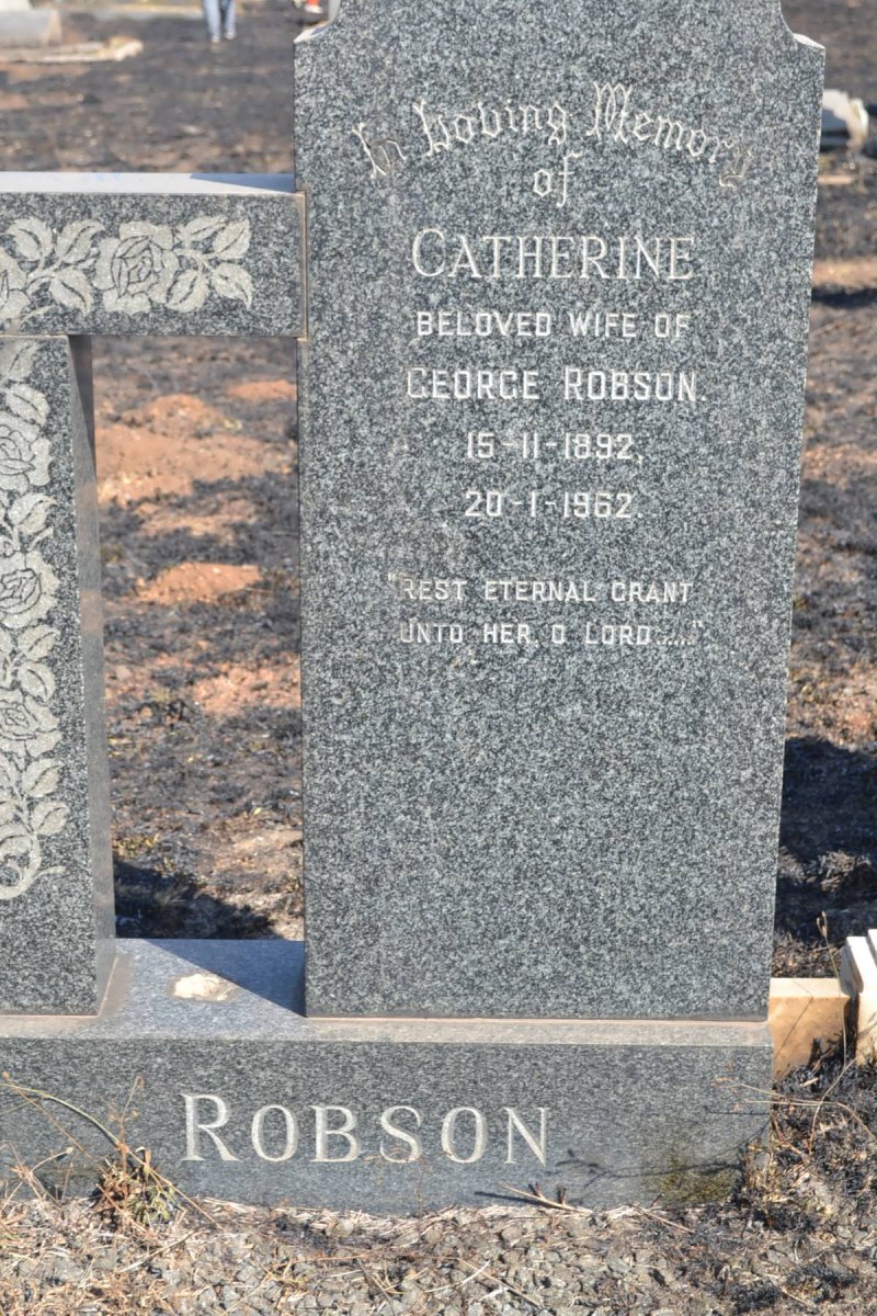 ROBSON Catherine 1892-1962