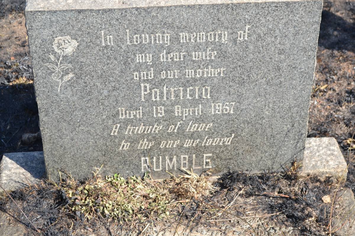 RUMBLE Patricia -1957