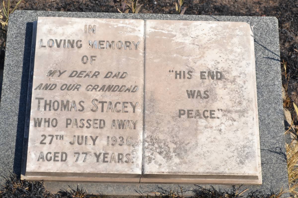 STACEY Thomas -1936
