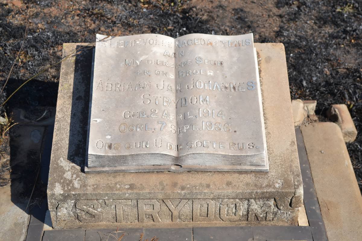 STRYDOM Adriaan Jan Johannes 1914-1936