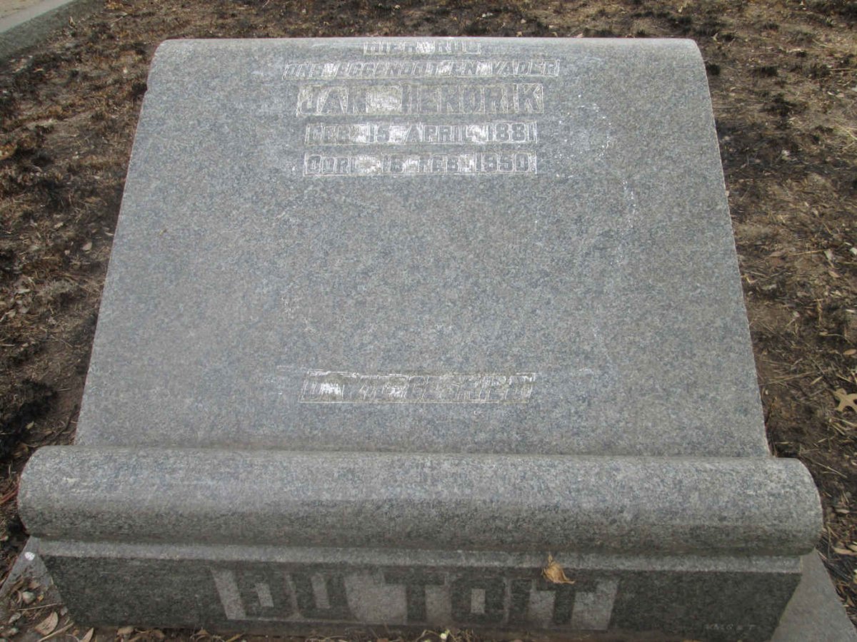 TOIT Jan Hendrik, du 1881-1950