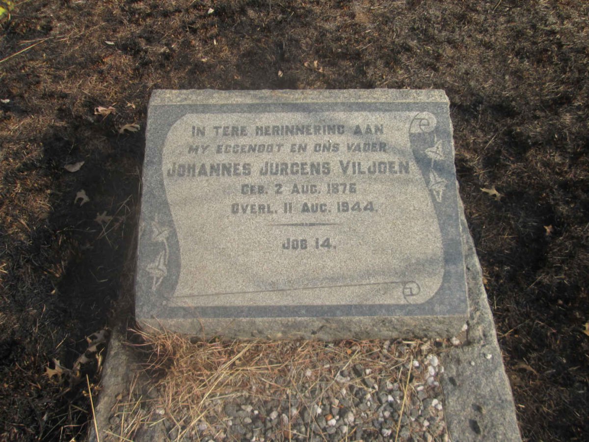 VILJOEN Johannes Jurgens 1876-1944