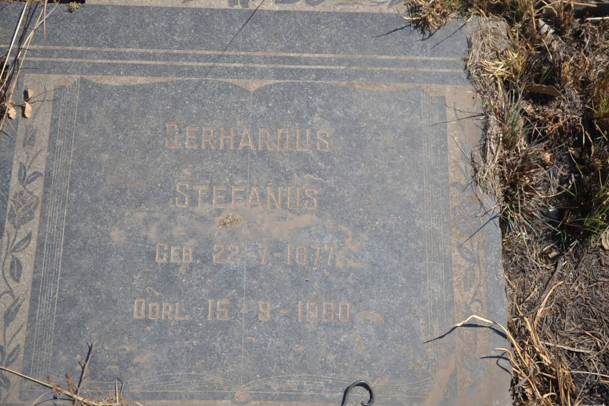 VUUREN Gerhardus Stefanus, Janse van 1877-1960 &amp; Magdalena Catharina SWANEPOEL 1882-1971